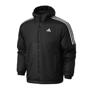 Adidas阿迪达斯正品男款冬季旅游时尚潮流棉服连帽保暖休闲服外套