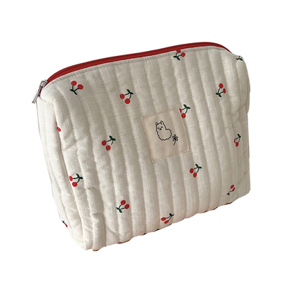 绗缝大容量收纳包妈咪包化妆包