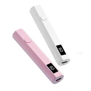 美甲一字灯手持速干不黑手光疗机甲片照灯指甲油胶紫外线烤灯工具