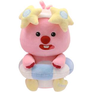 友游loopy小海狸露比悠闲度假毛绒公仔玩偶玩具女生可爱礼物娃娃