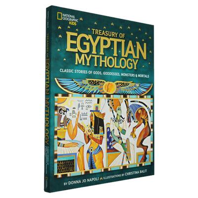 【外图原版】进口英文 Treasury of Egyptian Mythology 埃及神话故事