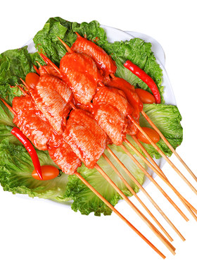 奥尔良冷冻腌制烧烤鸡翅中串