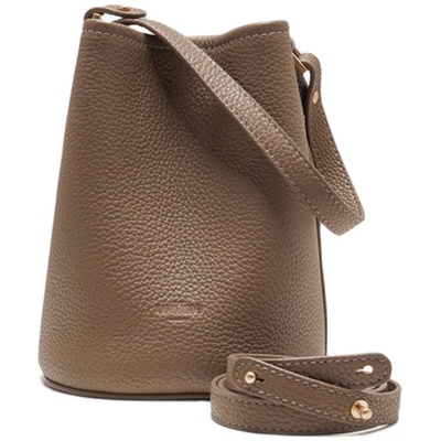 头层牛皮水桶包vol1380