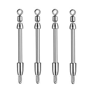 八字环子线夹铅皮座金属别针特快铅皮坐渔具垂钓小配件快速连接器