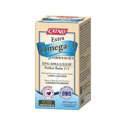 CATALO家得路成人高纯度深海鱼油omega3胶囊DHA官方旗舰正品300粒
