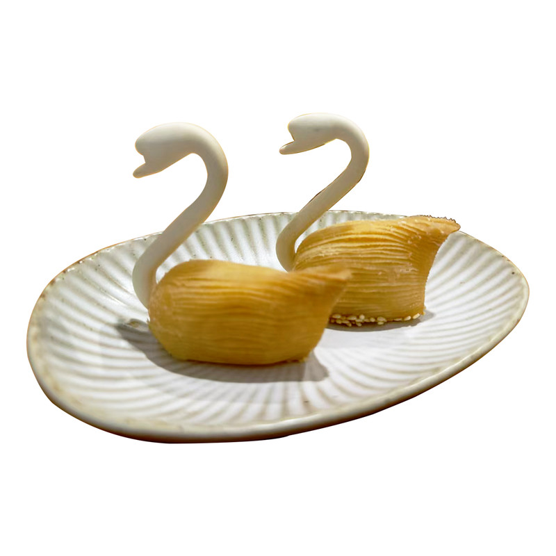 天鹅榴莲酥天鹅造型糕点白色天鹅中式糕点/新中式糕点