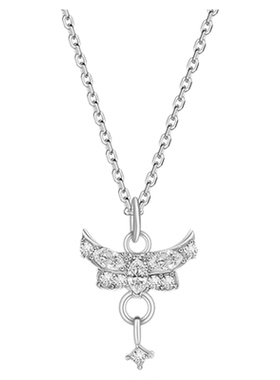 追师比翼鸟项链简约浪漫百搭款公主气质小众高级感锁骨链