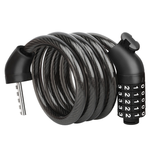 自行车防盗密码锁山地车便携式锁头电动车钥匙锁车锁单车配件锁