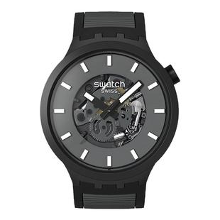 Swatch斯沃琪瑞士手表潮流大表盘男女石英运动腕表大学生新年礼物