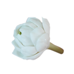 勾画景德镇手工捏制仿真茉莉花茶宠装饰茶台装饰茶桌上的小摆件