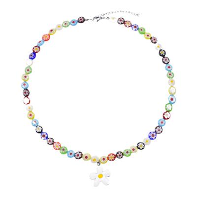 AWE孙阳同款太阳花琉璃串珠项链