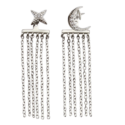 后挂式一款两戴小众耳钉