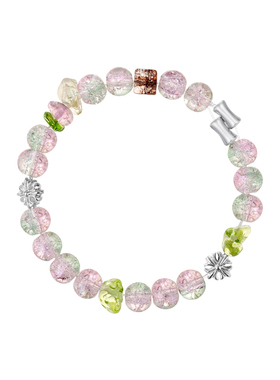 森系串珠手串女彩色多巴胺手链