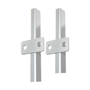 养殖场猪圈门卡槽热镀锌材质耐腐蚀猪门配件下门卡槽猪舍门板专用