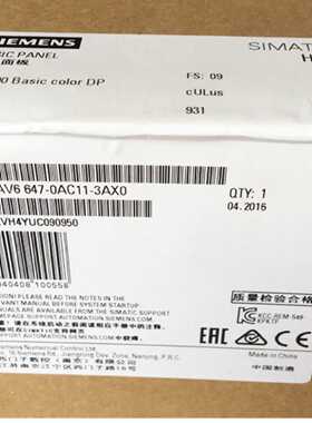 议价6AV6647-0AC11-3AX0   全新正品 6AV6647-0AC11-3AX0    顺丰