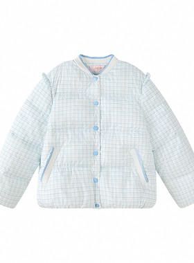 笛莎童装女童棉服2026冬季新款儿童女孩宝宝中童立领保暖外套短款