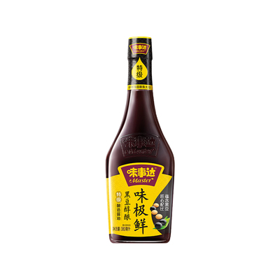 味事达黑豆醇酿味极鲜380mL特级酿造酱油凉拌炒菜提鲜调味料品
