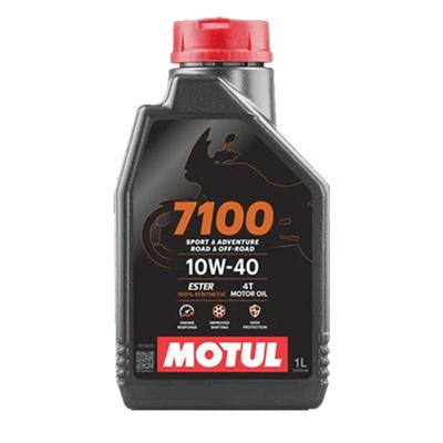 【自营】摩特(MOTUL)全合成摩托车机油 7100 4T 10W-40 SP 1L/桶