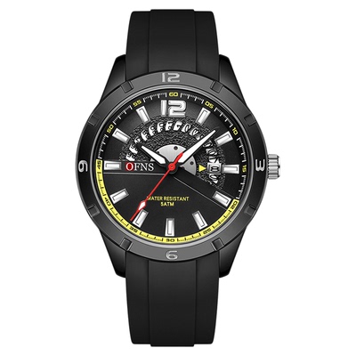 OFNS品牌简约男士手表青少年防水