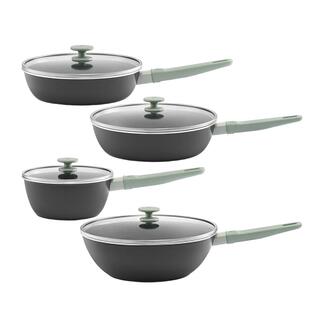 德国双立人Now Pro不粘锅第三代炒锅平底不粘少油电磁炉薄荷绿