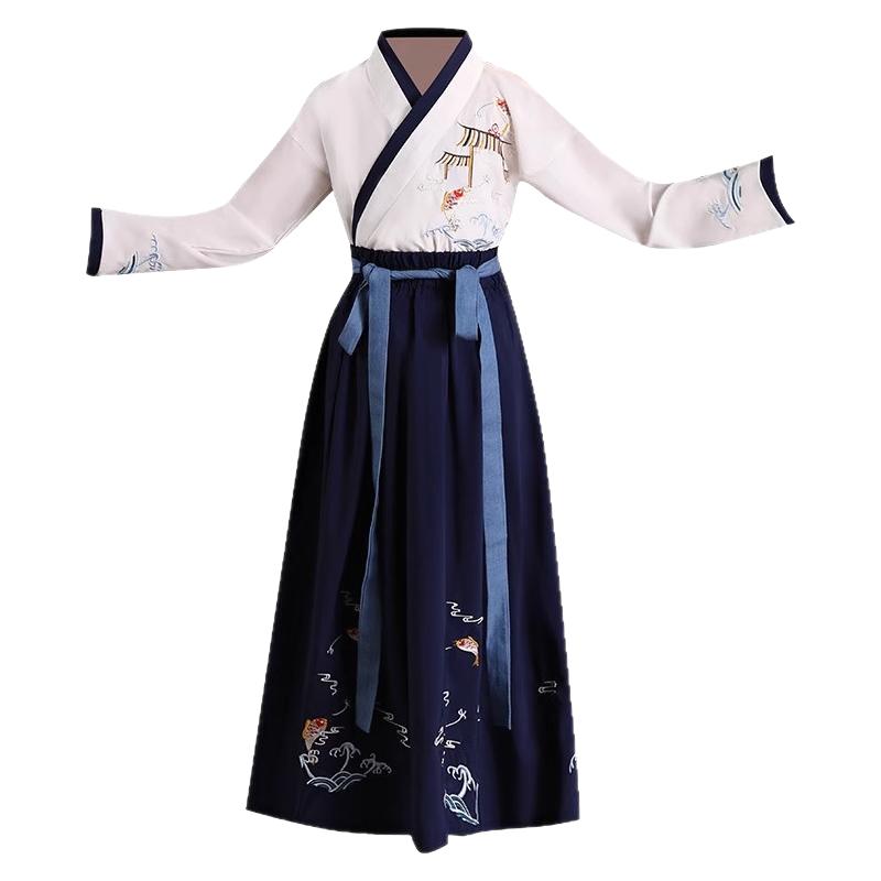 新款儿童汉服国学服表演服装朗诵