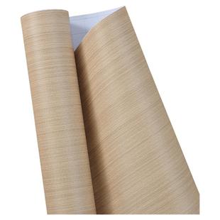 原木色家具翻新木纹贴纸自粘仿木背景纸门框包边贴修补墙贴纸加厚