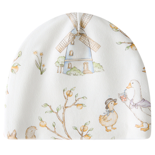 婴儿胎帽a类纯棉秋冬早产儿小码帽子双胞胎新生儿初生宝宝卤门