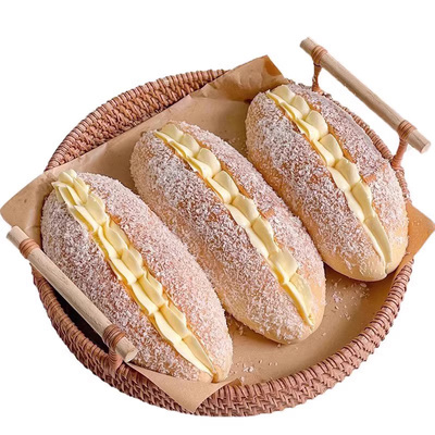 亏本大降价！多口味椰蓉奶油面包