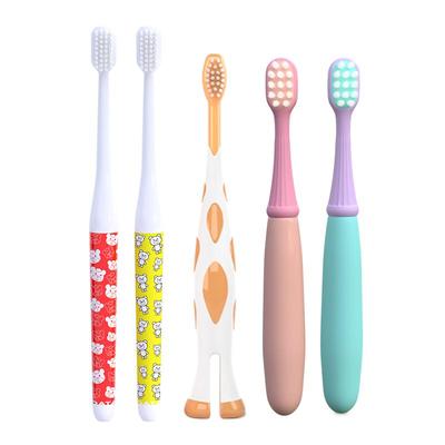 小浣熊儿童牙刷3-6-12小刷头学生