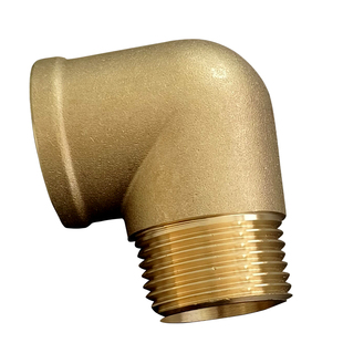 加厚全铜弯头4分牙6分螺纹1寸内外丝墙角弯转换接头水管接口配件