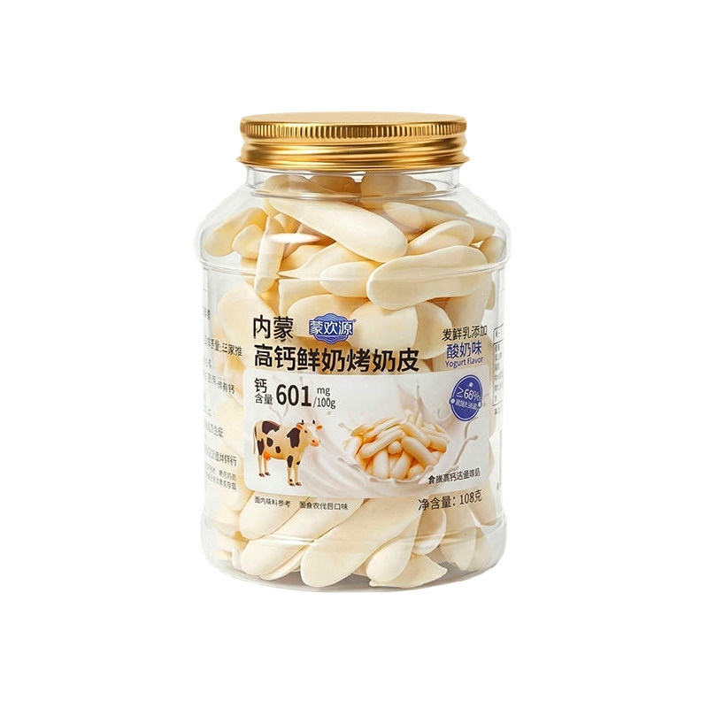 烤奶皮内蒙特产高钙高蛋白烤鲜奶条奶片奶酪孕妇儿童休闲小吃零食
