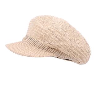 蜗牛爬爬黑色贝雷帽子女2026新款大头围百搭显脸小报童帽画家帽