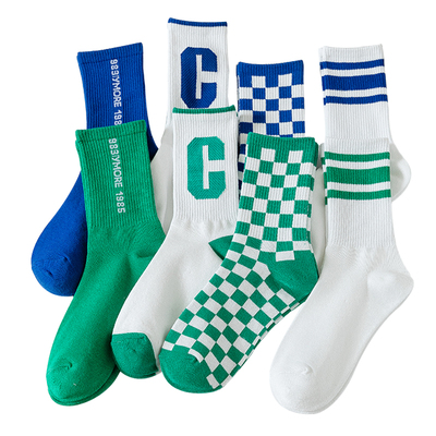 纽宾迪吸汗男精梳棉潮流袜子男