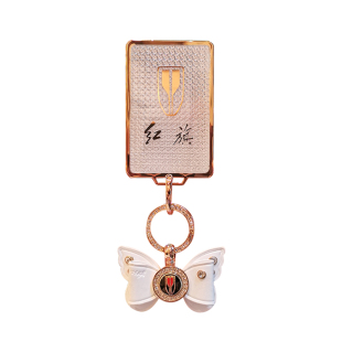 红旗hs5卡片钥匙套hs7新款汽车h7扣h5NFC高档钻石纹保护壳包女士