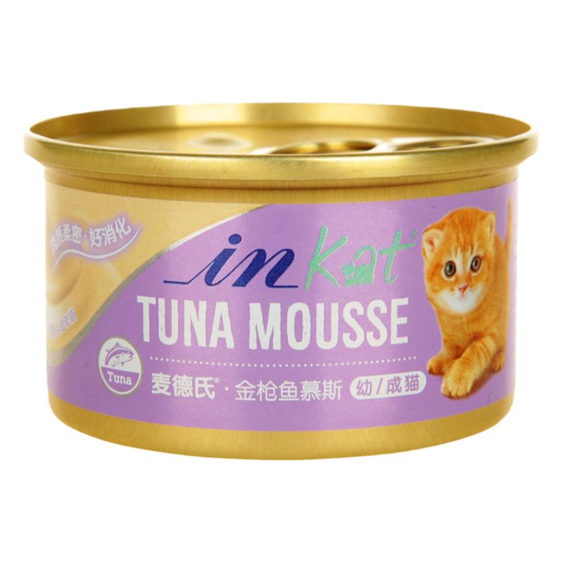 麦德氏猫罐头慕斯奶糕成猫幼猫粮鸡肉罐头折耳宠物猫零食24罐装