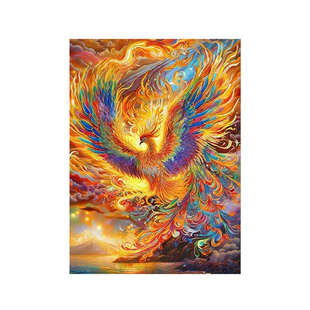 钻石画满钻凤凰涅槃手工点贴钻十字绣客厅卧室2025新款古风高颜值