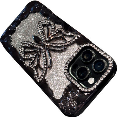 【镶钻镂空蝴蝶】高端手机壳
