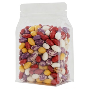 食品密封袋八边封自立包装袋面条零食礼品加厚自封袋透明收纳袋子