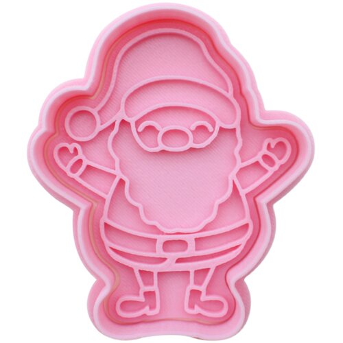 圣诞节雪人圣诞树姜饼人圣诞老人可爱卡通翻糖饼干烘焙模具