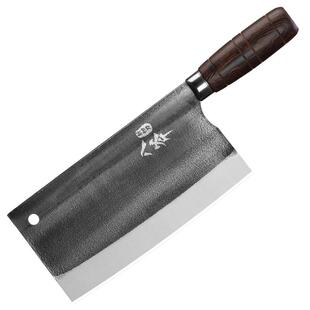 八斧老式菜刀轴承钢纯手工锻打斩切两用刀切肉大排档商用厨师专用