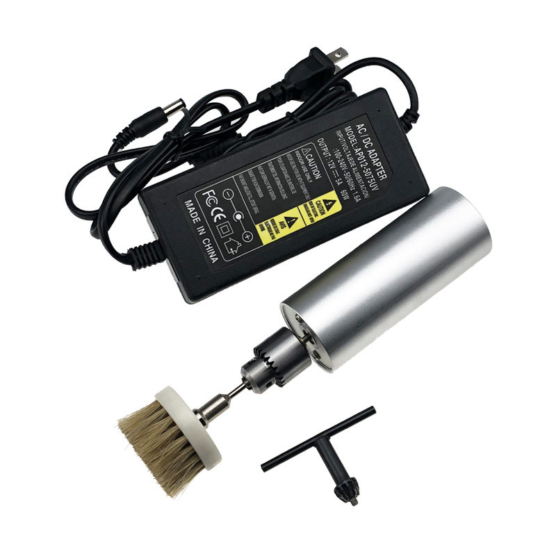 微型小电钻迷你直流可调速电钻钻孔打磨抛光切割机文玩工具小电转