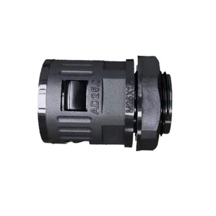 高端PA66塑料波纹管接头软管穿线管接头AD浪管快速尼龙外螺纹连接