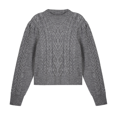 毛衣女外穿秋冬新款套头针织上衣