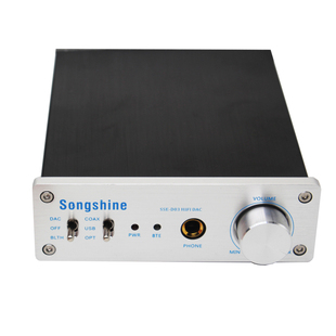 松胜ES9038解码器HIFI发烧耳放一体机USB声卡XMOS蓝牙5.1 DSD硬解