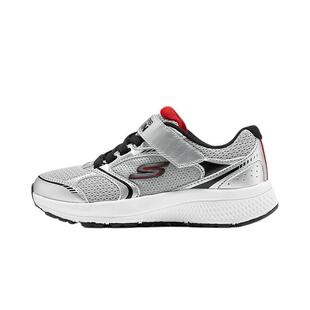 Skechers斯凯奇儿童春秋休闲跑步鞋男童厚底缓震中大童跳绳运动鞋