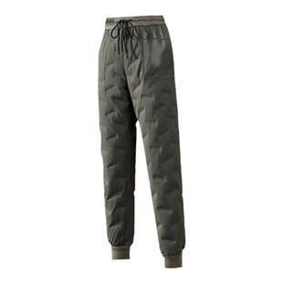 东北防寒束脚羽绒裤女外穿高个子零下40度极寒加长保暖防水加厚冬