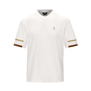 【亲肤舒适】Munsingwear万星威休闲春季男士撞色圆领短袖POLO衫