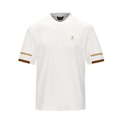 【亲肤舒适】Munsingwear万星威休闲春季男士撞色圆领短袖POLO衫