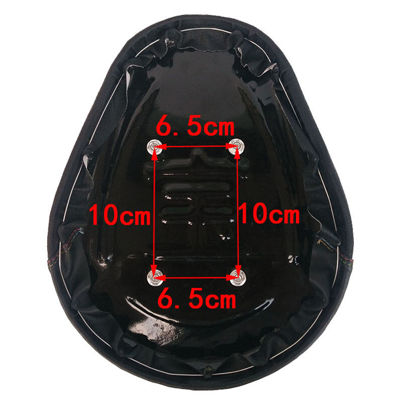电动自行车车座垫电瓶车鞍座子皮革加大加厚铁壳定制四个螺丝坐垫