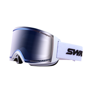 日本SWANS进口超高清滑雪镜调光大广角柱面镜可卡近视镜RCN3661